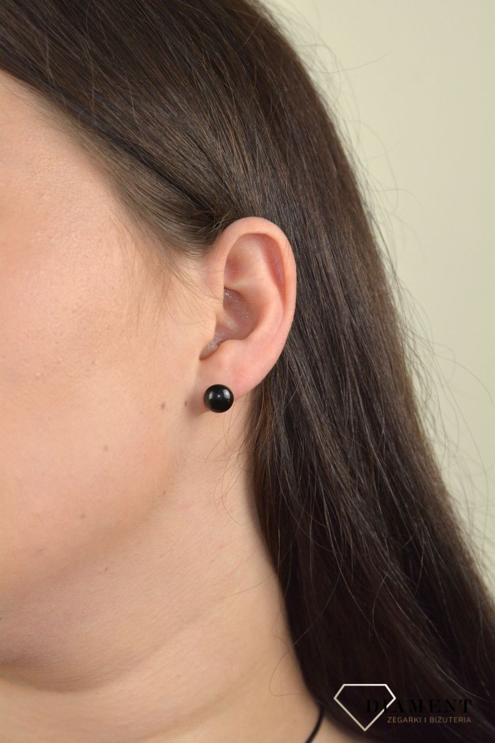 Srebrne kolczyki szkło weneckie 'Czarna noc' Murano 36.jpg